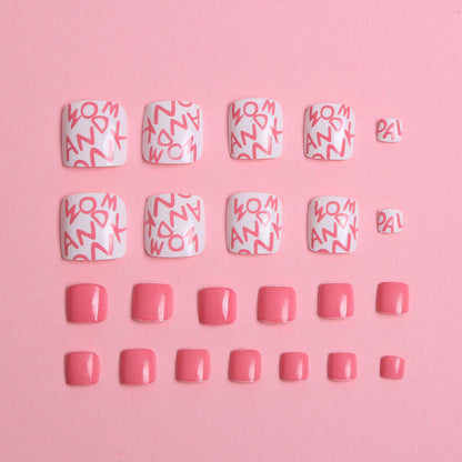 Floral Design Press-On Nagelset Brehn