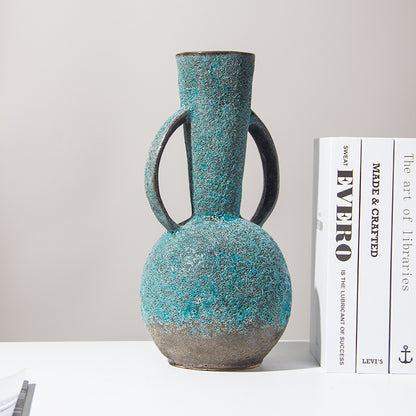 Strukturiert dekorative Keramikvase