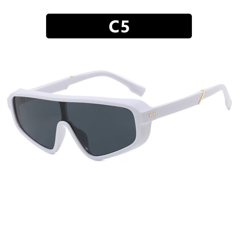 Damen Sportliche Sonnenbrille mit großem Sichtfeld und UV-Schutz Brehn