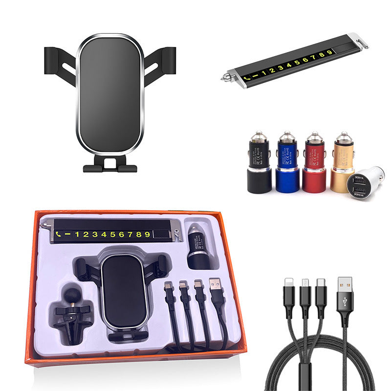 Unisex kabelloser Auto-Ladehalter mit integriertem Telefonhalter Brehn