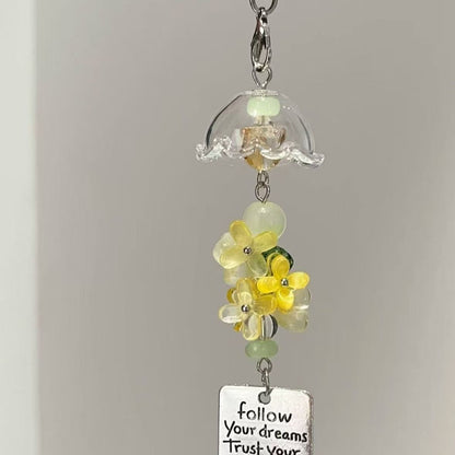 Inspirierender Blumenanhänger Charm Brehn