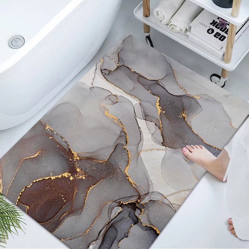 Luxuriöse Marmor Design Badematte Brehn