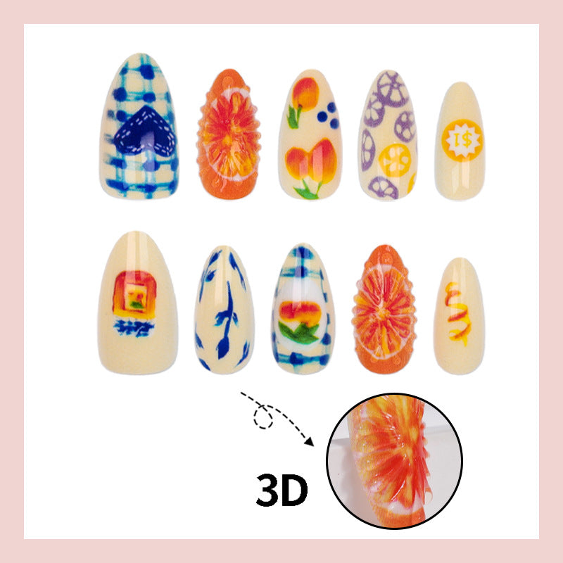 Kreative Frucht Nagelkunst Brehn