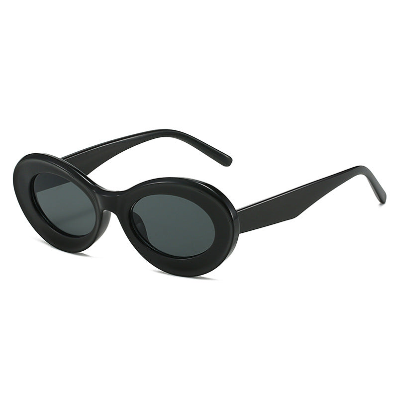 Damen modische Sonnenbrille im ovalen Design Brehn