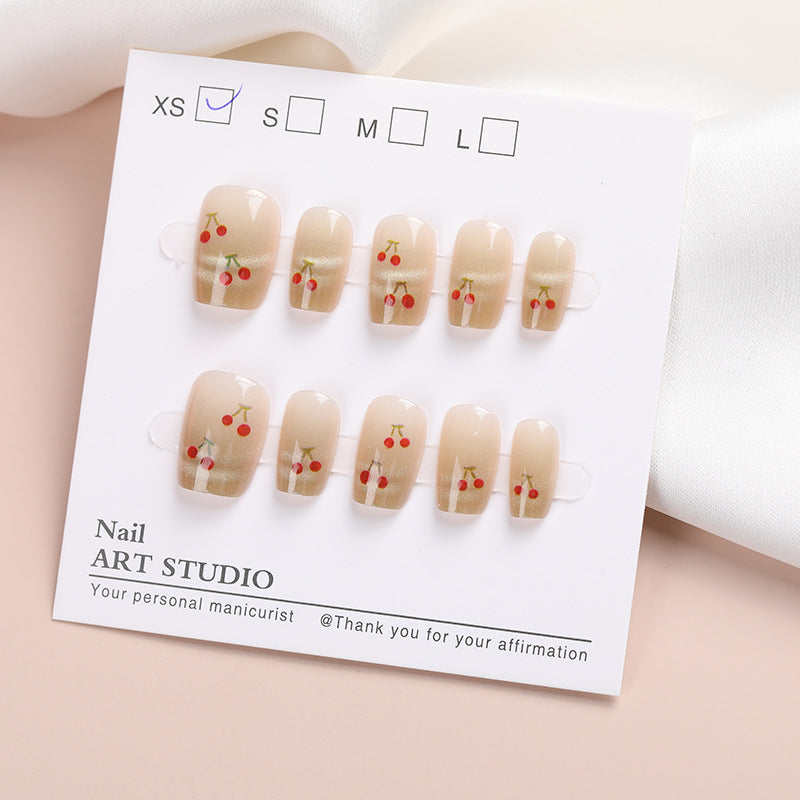 Kirschblüten Press-On Nagelset Brehn