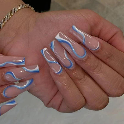 Künstlerische Gel-Nageldesigns
