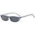 Vintage-inspirierte rechteckige Sonnenbrille