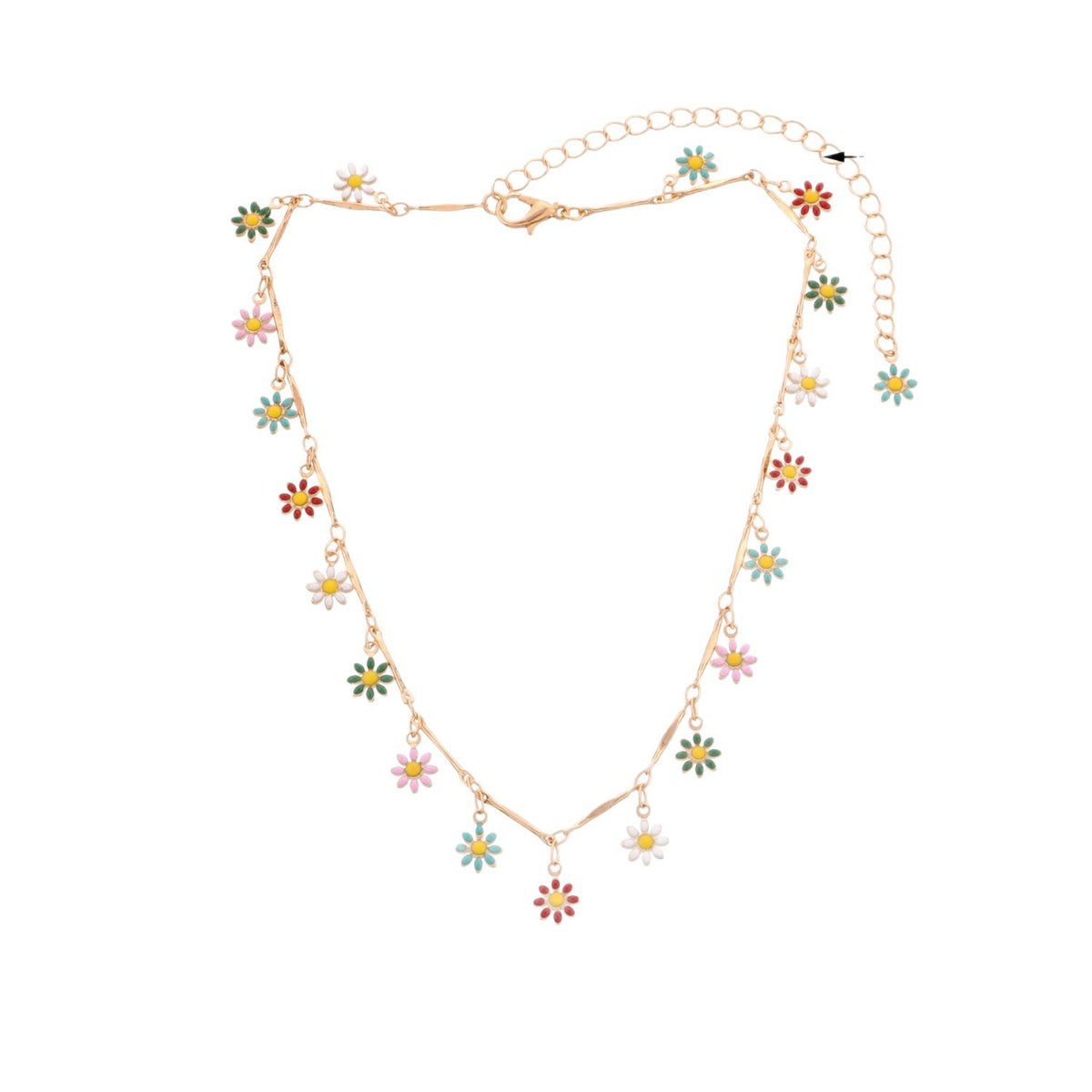 Floral Charm Necklace Brehn
