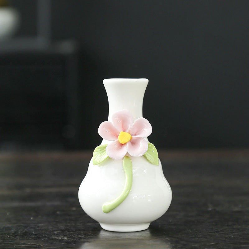 Künstlerische Blumenporzellanvase Brehn
