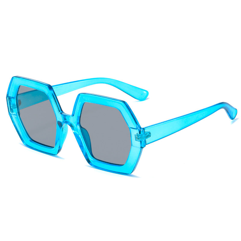 Damen hexagonale Sonnenbrille mit komfortablem Rahmen Brehn