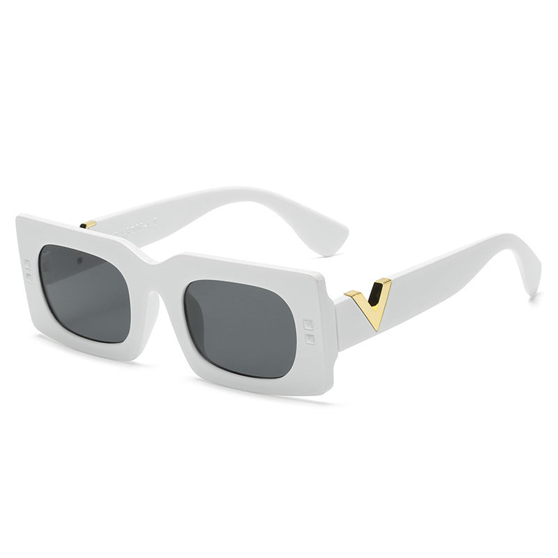 Damen oversized Sonnenbrille mit animalischem Muster Brehn