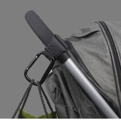 Robuster Leder-Schlaufe Kinderwagen und Tasche Karabinerhaken