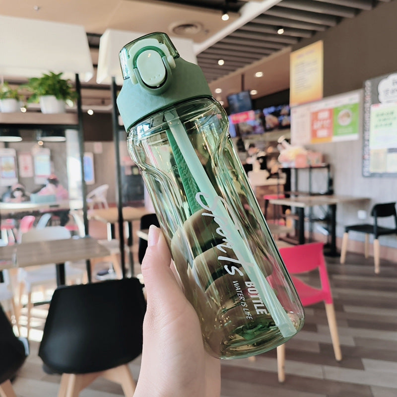 Damen Sportliche Trinkflasche mit innovativem Verschluss Brehn