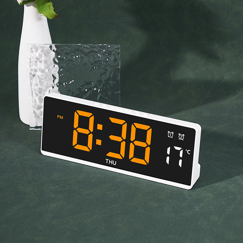 Digitaler Wecker mit Großem Led-Display und Wetteranzeige Brehn