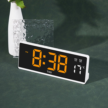 Digitaler Wecker mit Großem Led-Display und Wetteranzeige Brehn