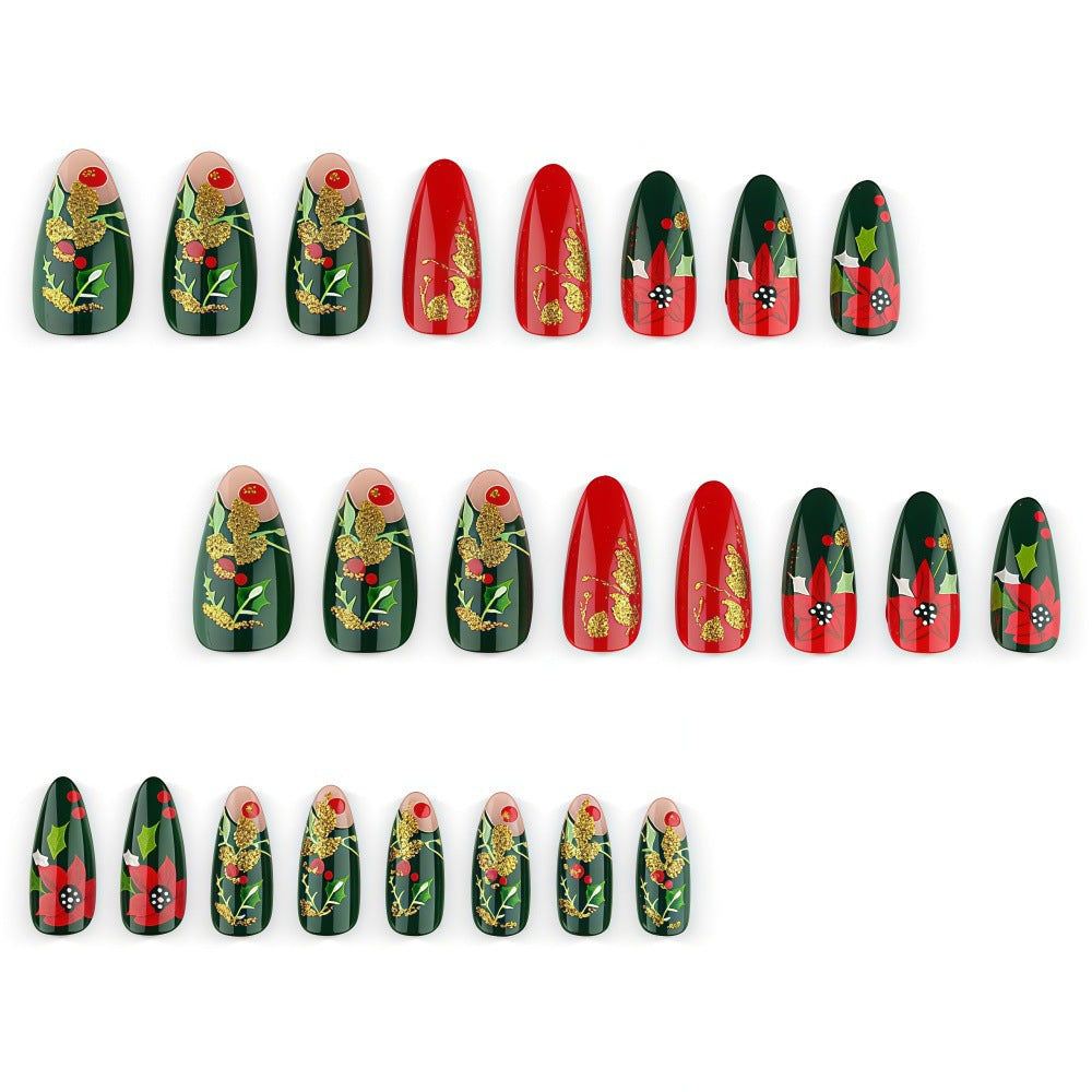 Kunstnagelset mit Festlichem Design Brehn