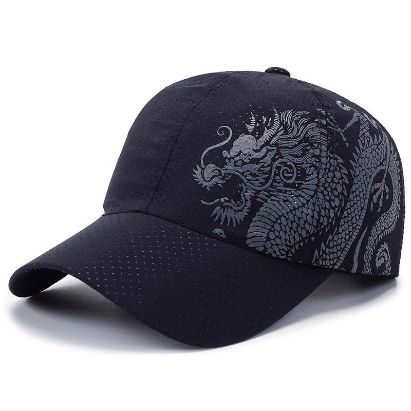 Herren Sportliche Cap mit Drachenmuster Brehn