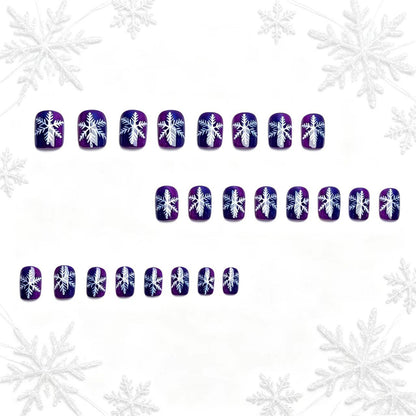 Winter-Thema Frosted Nagelkunst Brehn
