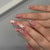 Künstlerischer Stern und Tierdruck Nagelkunst Extensions Brehn