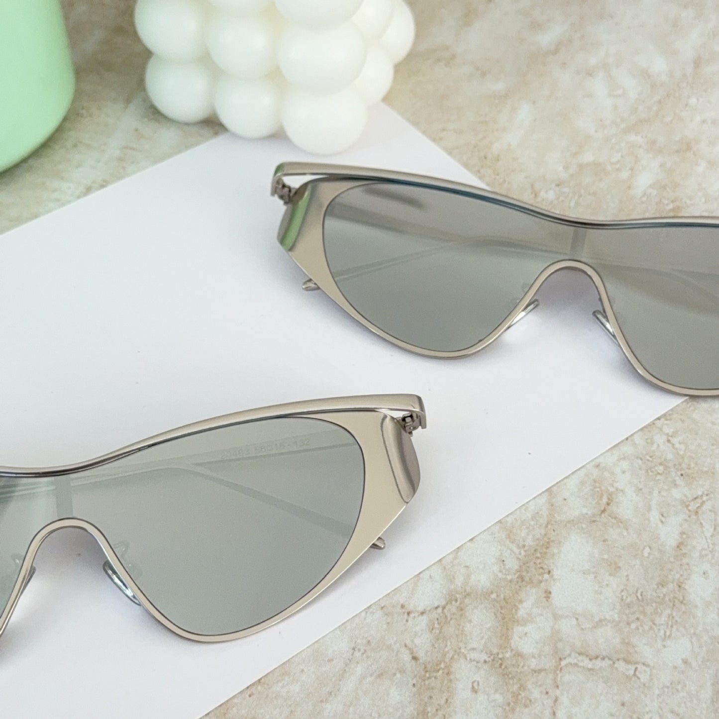 Modebewusste Shield-Sonnenbrille Brehn