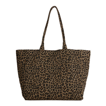 Geräumige Leopard-Print Tragetasche