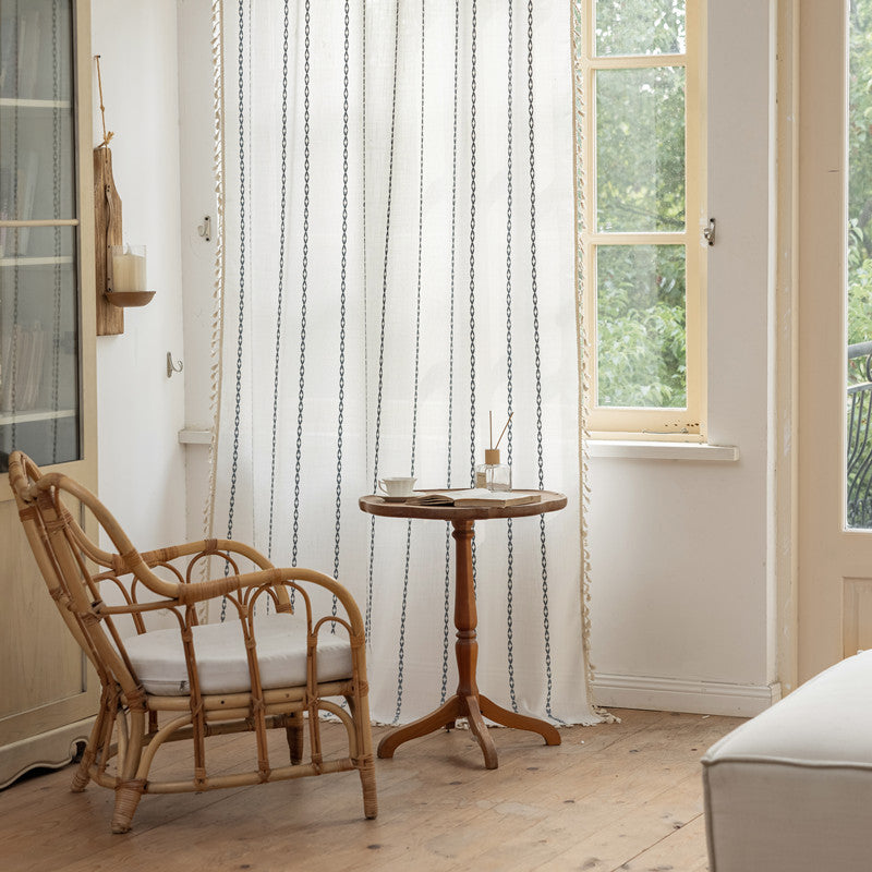Dekorative durchsichtige Fenster Vorhänge