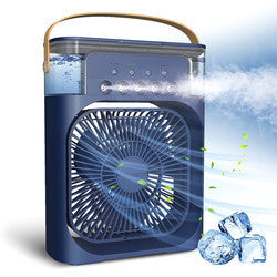 Unisex nan tragbarer Luftkühler und Ventilator mit Wassertank und Nebelfunktion sowie Ledertragegriff Brehn