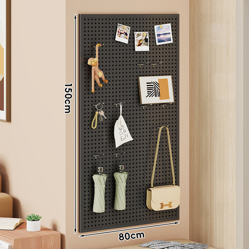 Wandmontiertes Lochplatten-Organisationspaneel mit modularen Haken