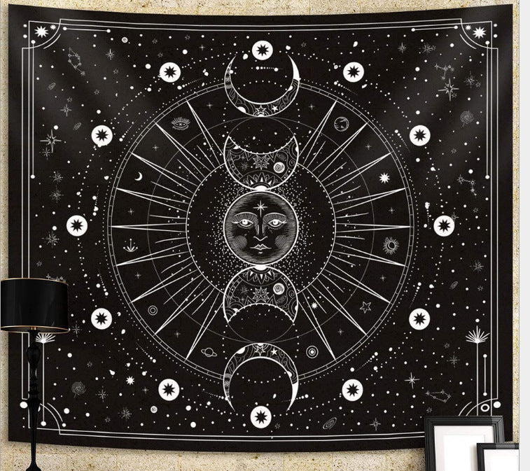 Zodiac-Themen Wandteppich