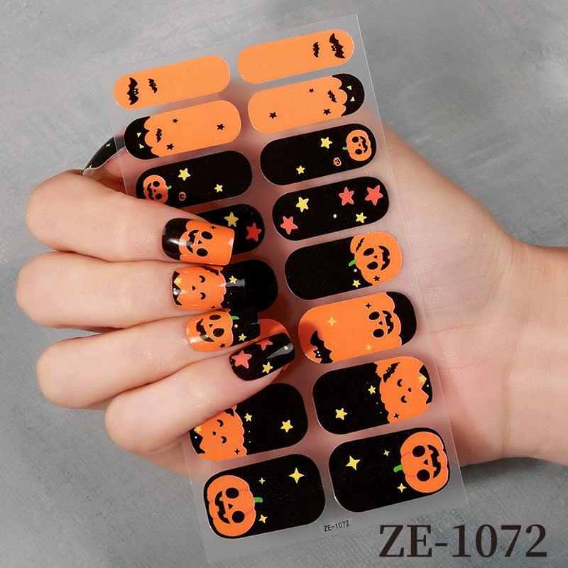 Halloween-Themen Nail Wraps