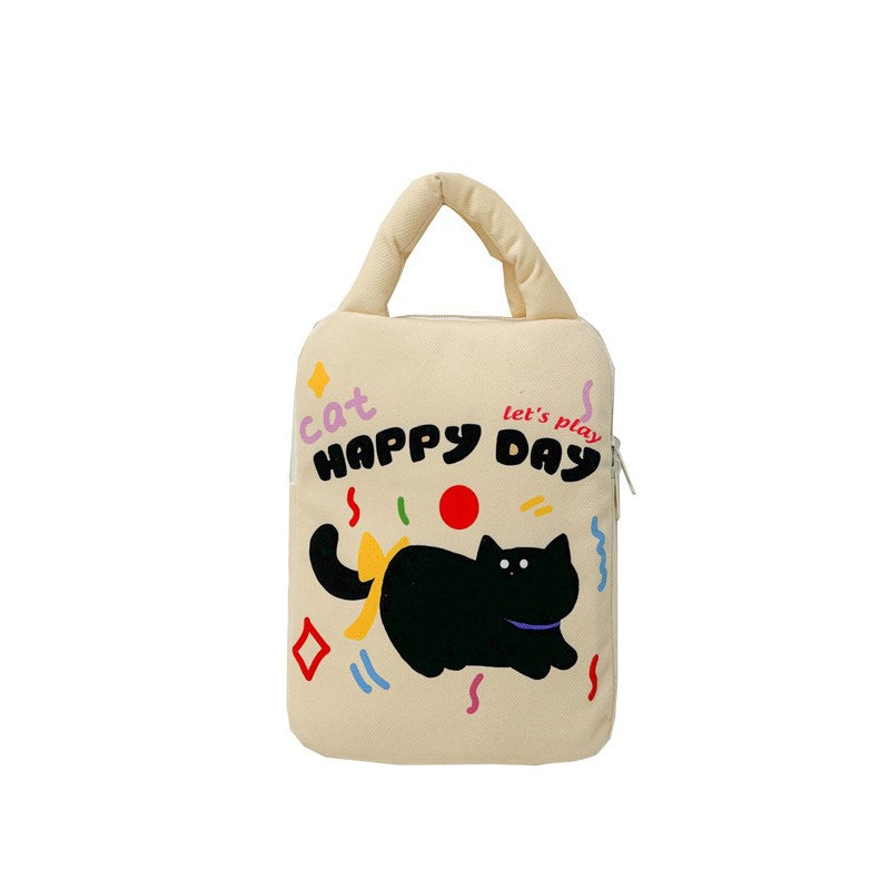 Laptoptasche mit Kreativem Katzenmuster Brehn