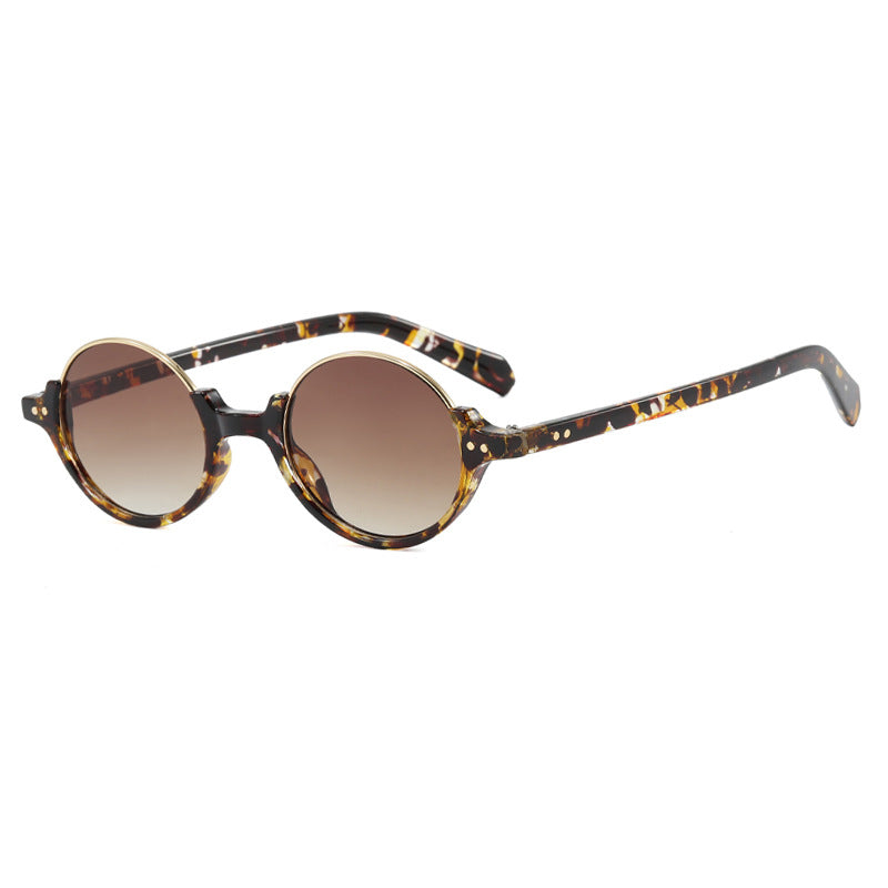 Damen runde Sonnenbrille mit elegantem Kunststoffrahmen Brehn