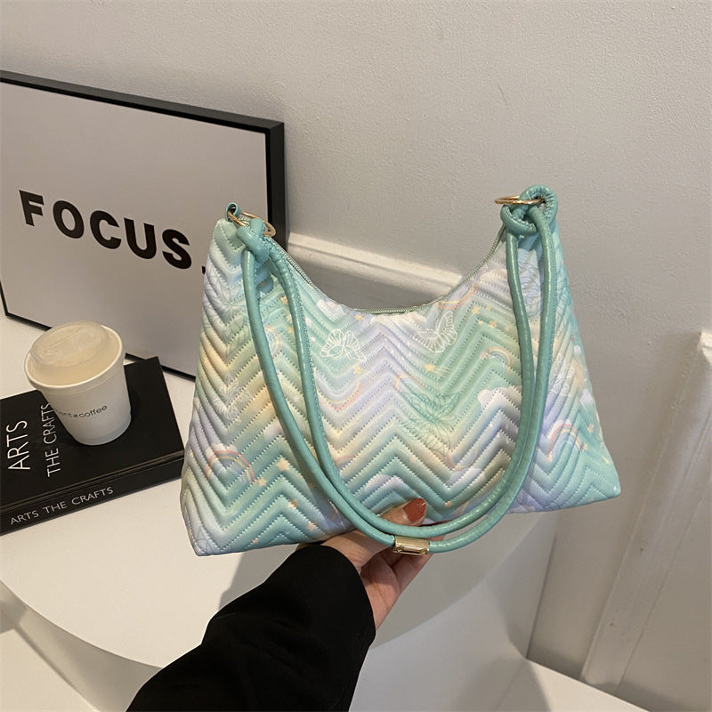 Gepolsterte Hobo-Tasche