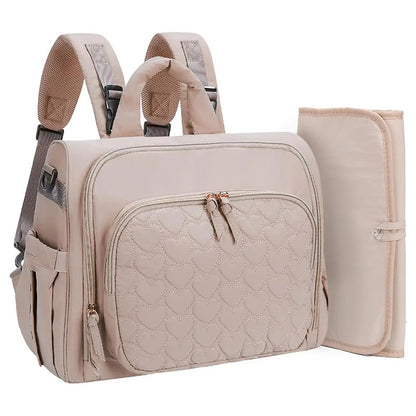 Multi-Funktionaler Windelrucksack mit Wickelmatte Brehn