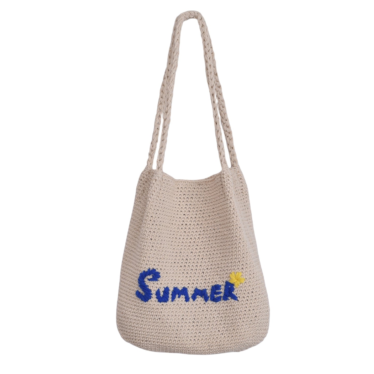 Handgefertigte Sommerliche Makramee-Tasche Brehn