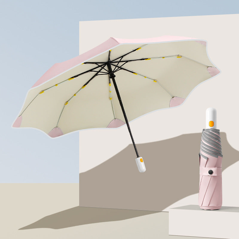 Damen Sonnenschutzschirm mit einzigartiger Wellenform Brehn