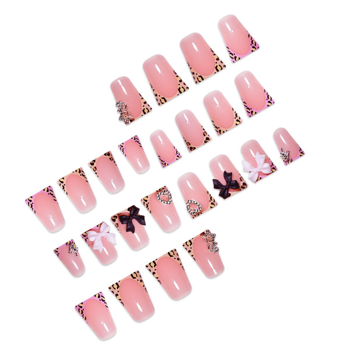 Dekoratives thematisches Press-On-Nagelset Brehn