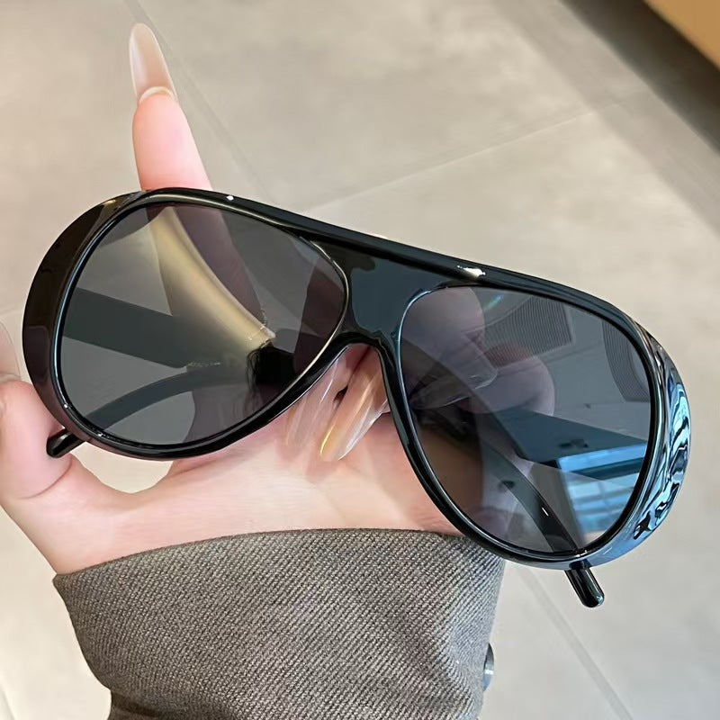 Damen elegante Oversized-Sonnenbrille mit UV-Schutz Brehn