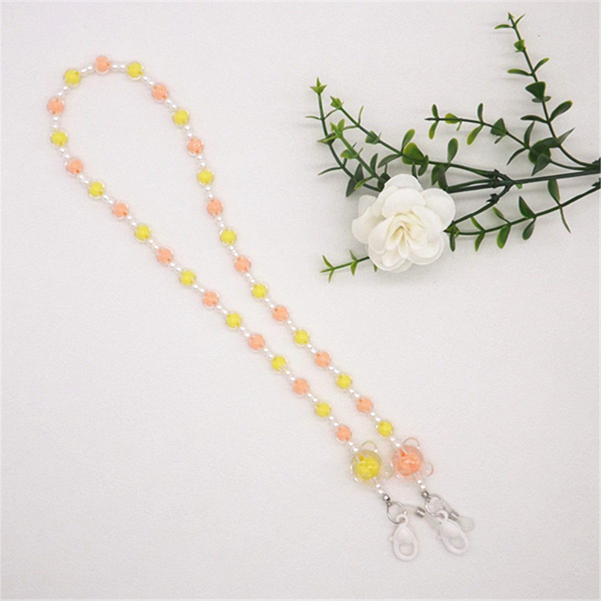 Bunte Perlenbrillenkette Brehn