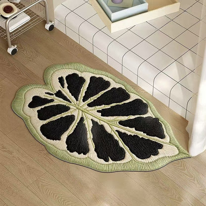 Monstera-Blatt-förmige Fußmatte Brehn