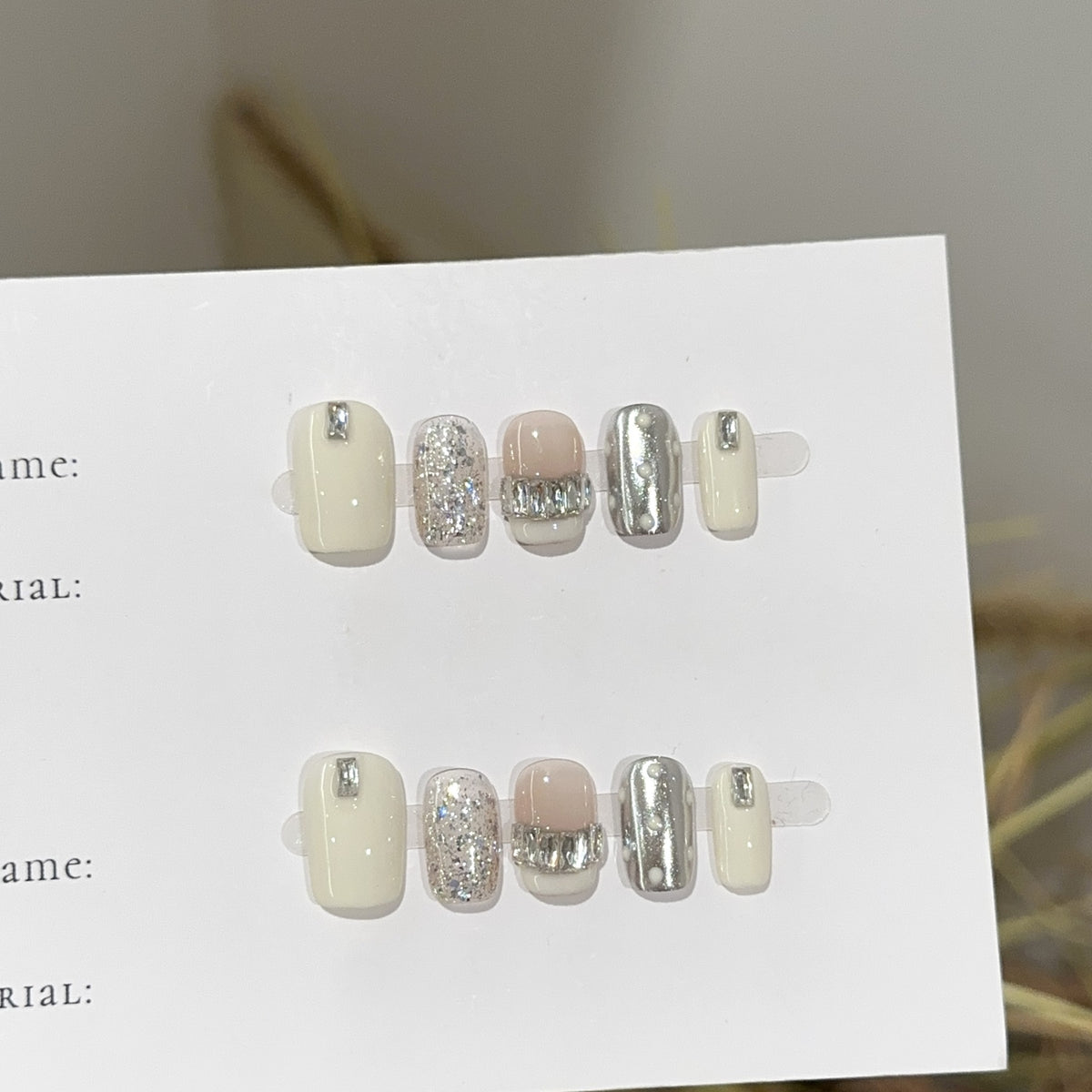 Dekorativer Nagelkunst Set