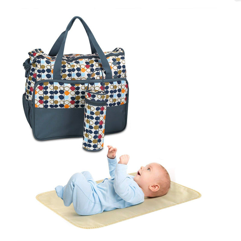 Multifunktionale Wickeltasche mit Wickelmatte Brehn