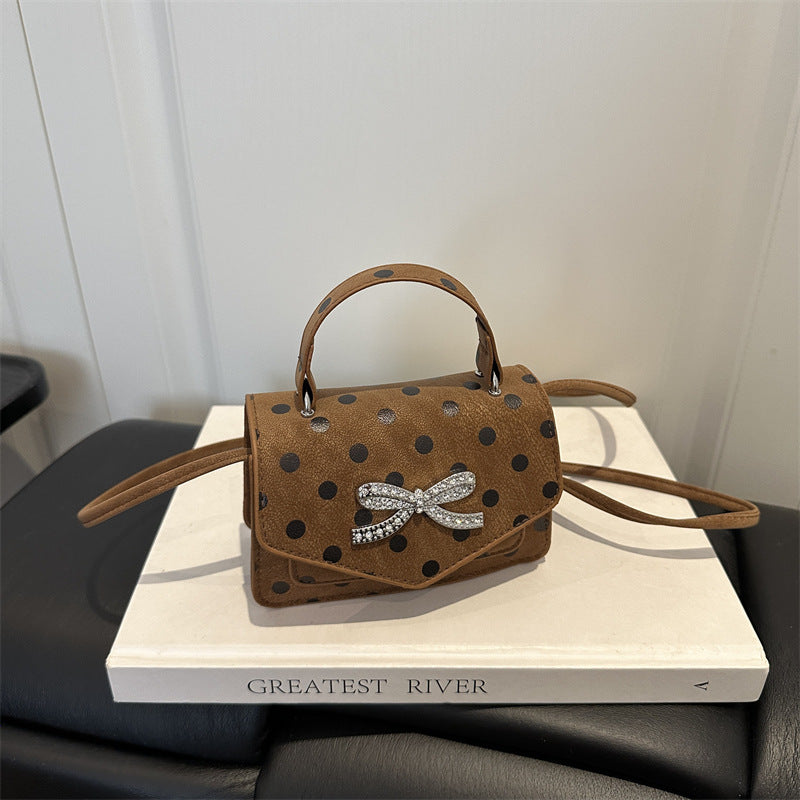 Stylische Punktemuster-Handtasche