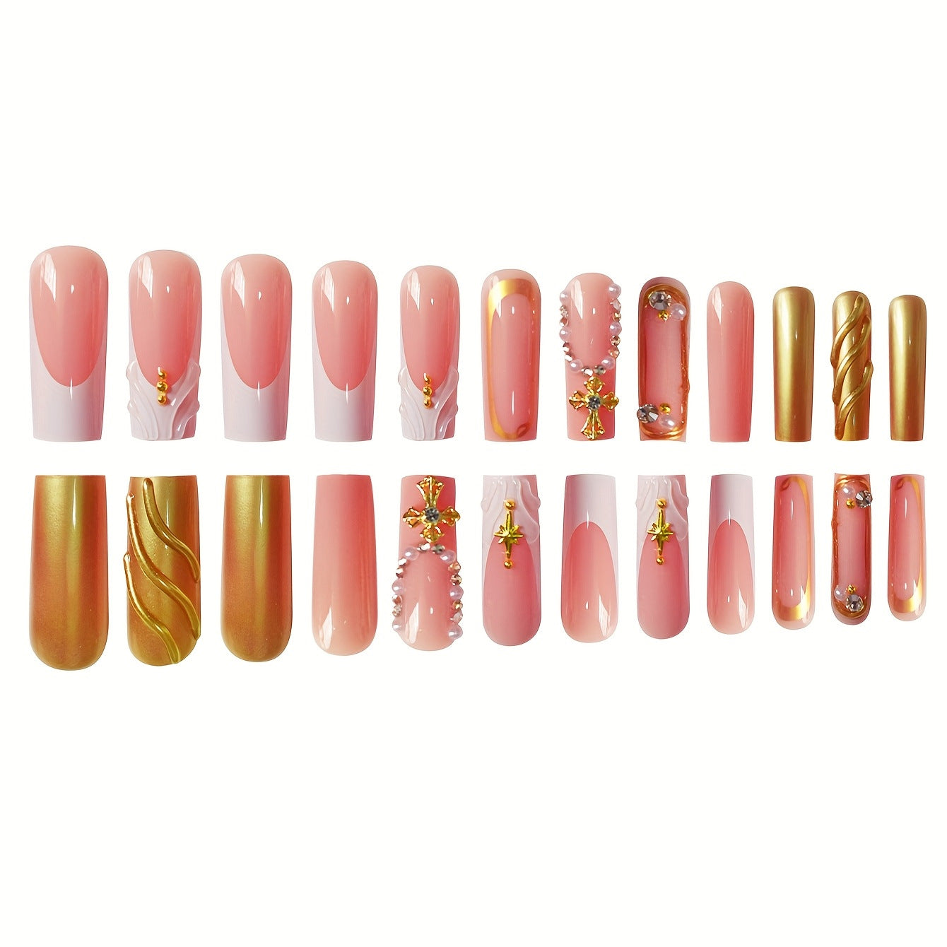 Glamorous Press-On Nail Set Brehn