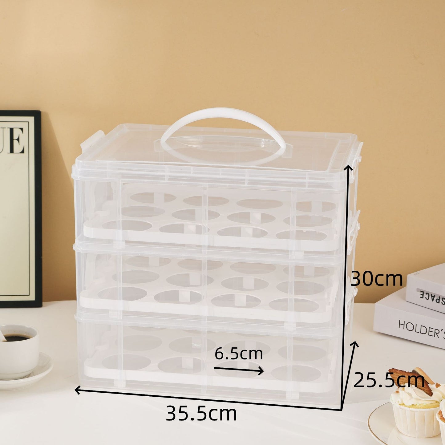 Multi-Funktionaler Stapelbarer Lagerorganisator Brehn