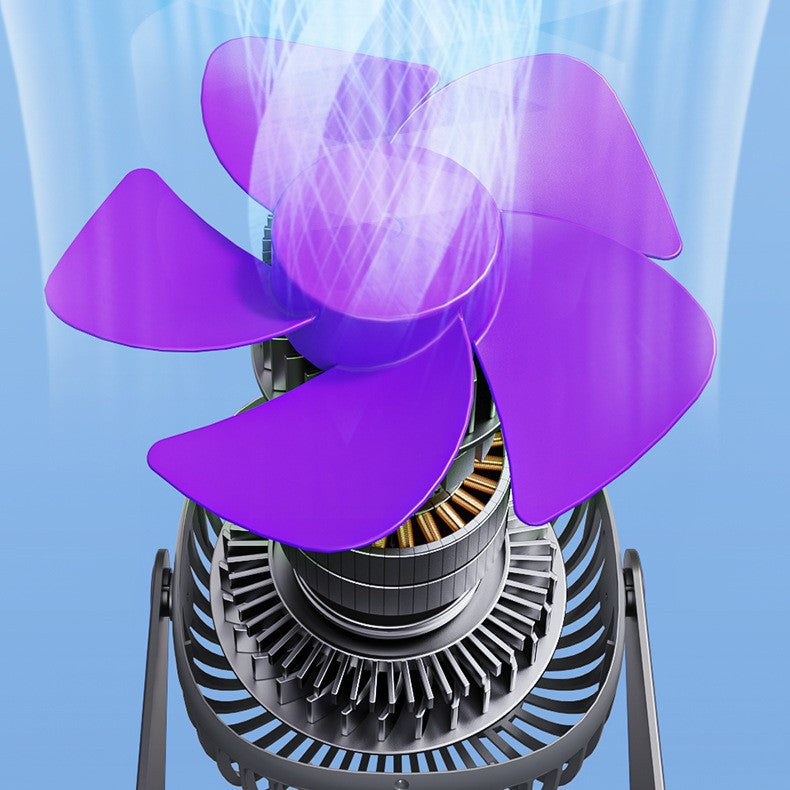 Damen tragbarer Schreibtischventilator mit mehrfach einstellbarem Neigungswinkel Brehn