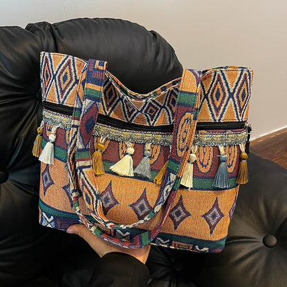 Künstlerische geometrische Drucktasche