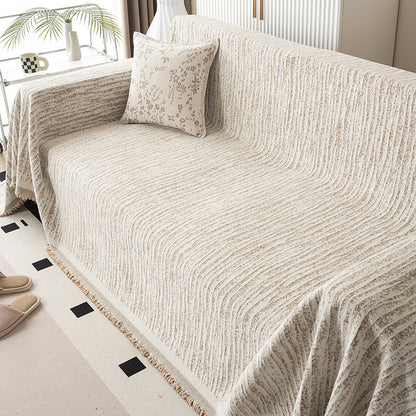 Weiches Textursofa-Wurfdecke