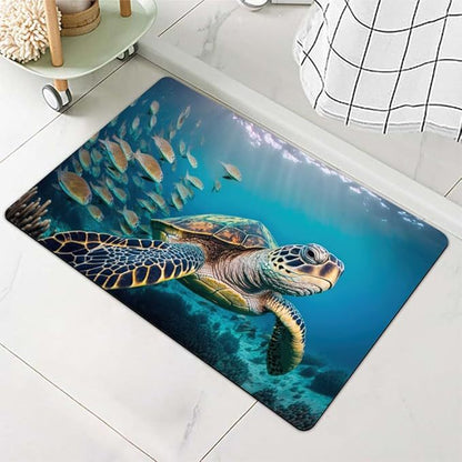 Stylische Wasserabweisende Badematte Brehn