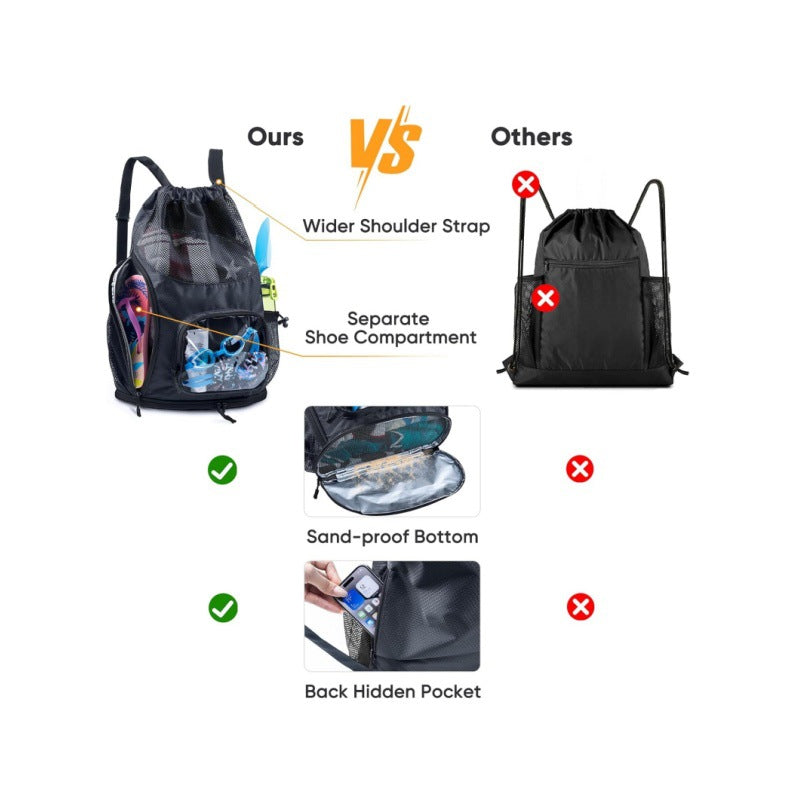 Multifunktionaler Netz-Rucksack Brehn